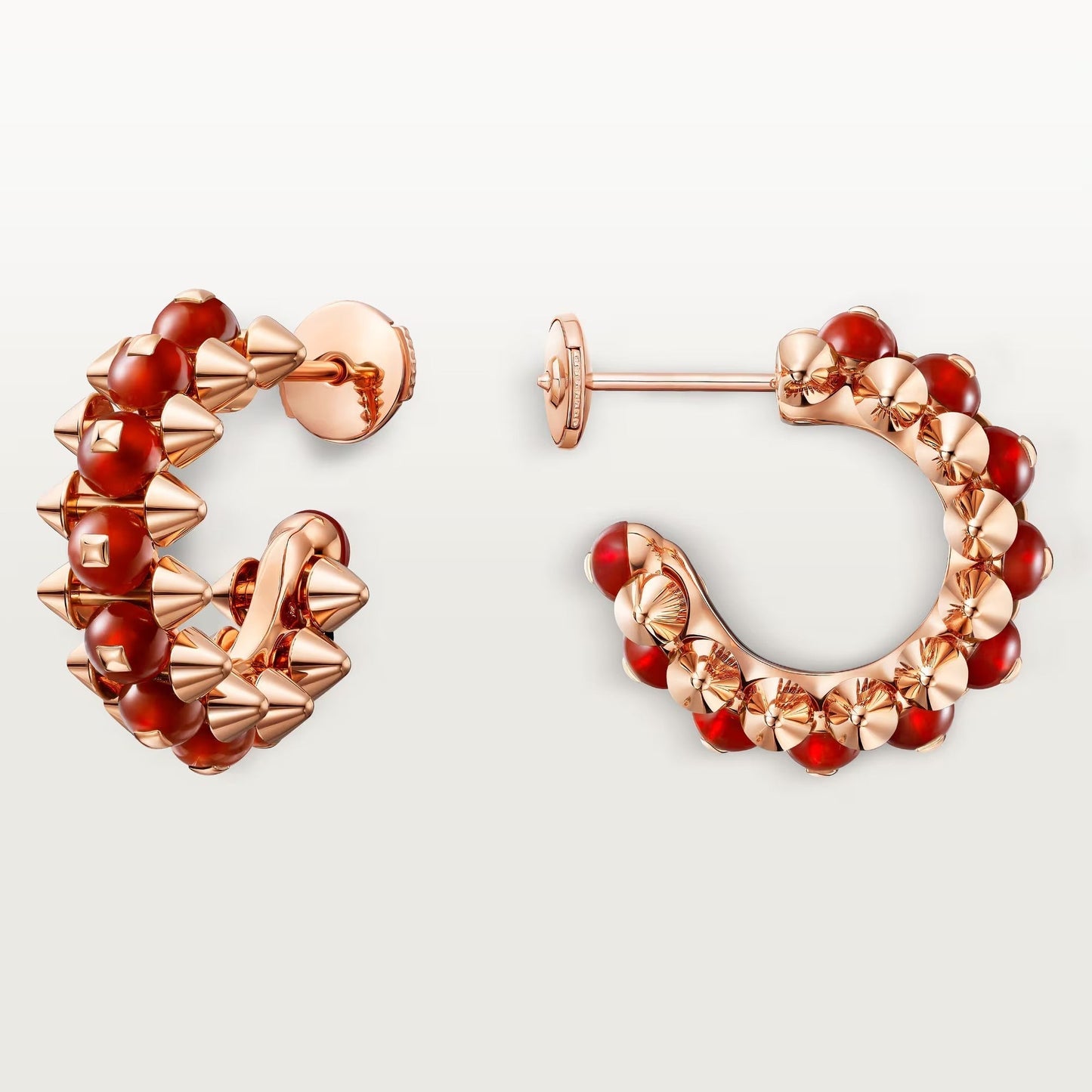 [✨ROSE💎]CLASH 7.9MM AGATE CHALCEDONY EARRINGS