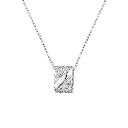 [✨ROSE💎]LIENS EVIDENCE DIAMOND PAVED NECKLACE