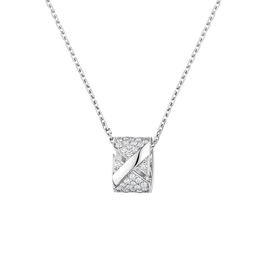 [✨ROSE💎]LIENS EVIDENCE DIAMOND PAVED NECKLACE