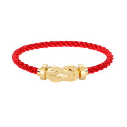 [✨ROSE💎]CHANCE LARGE 8 FIGURE BUCKLE NO DIAMOND BRACELET GOLD