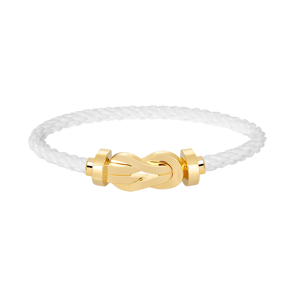 [✨ROSE💎]CHANCE LARGE 8 FIGURE BUCKLE NO DIAMOND BRACELET GOLD