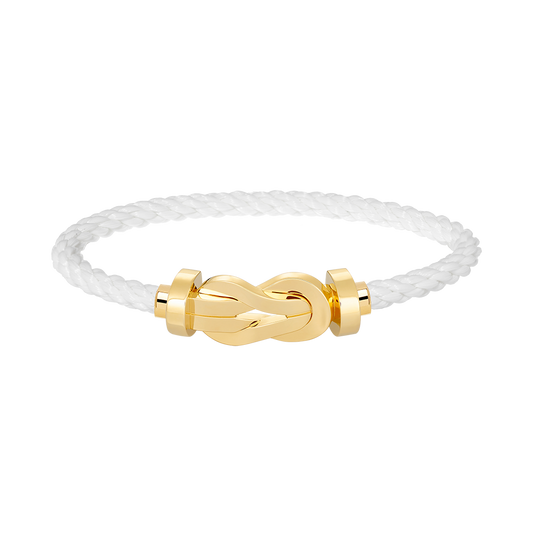 [✨ROSE💎]CHANCE LARGE 8 FIGURE BUCKLE NO DIAMOND BRACELET GOLD