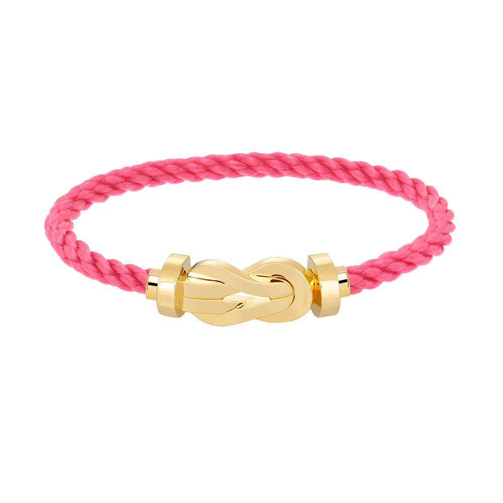 [✨ROSE💎]CHANCE LARGE 8 FIGURE BUCKLE NO DIAMOND BRACELET GOLD