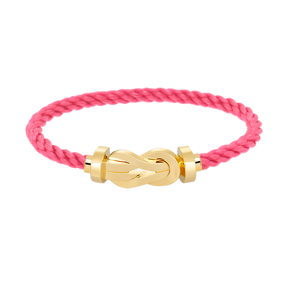 [✨ROSE💎]CHANCE LARGE 8 FIGURE BUCKLE NO DIAMOND BRACELET GOLD