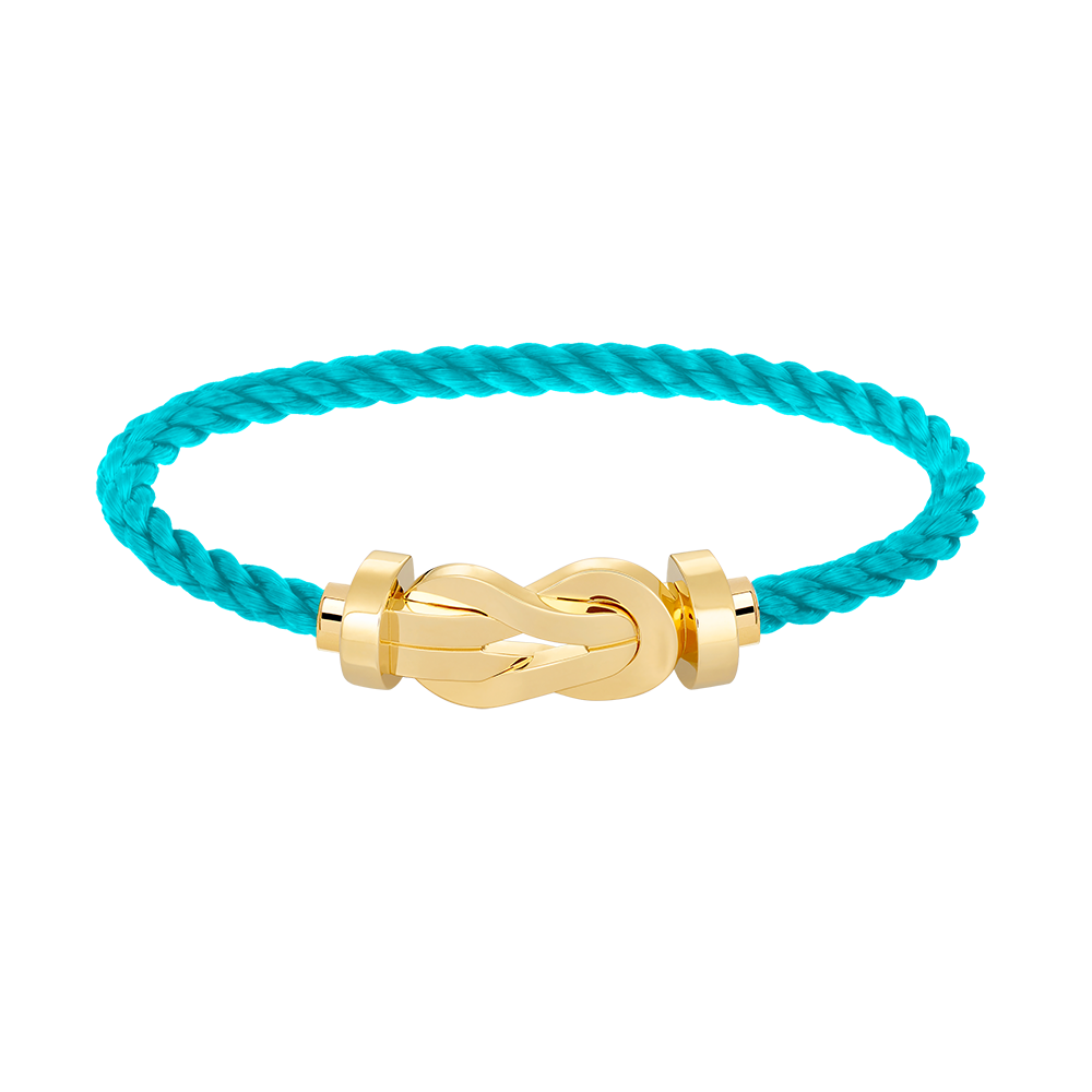 [✨ROSE💎]CHANCE LARGE 8 FIGURE BUCKLE NO DIAMOND BRACELET GOLD