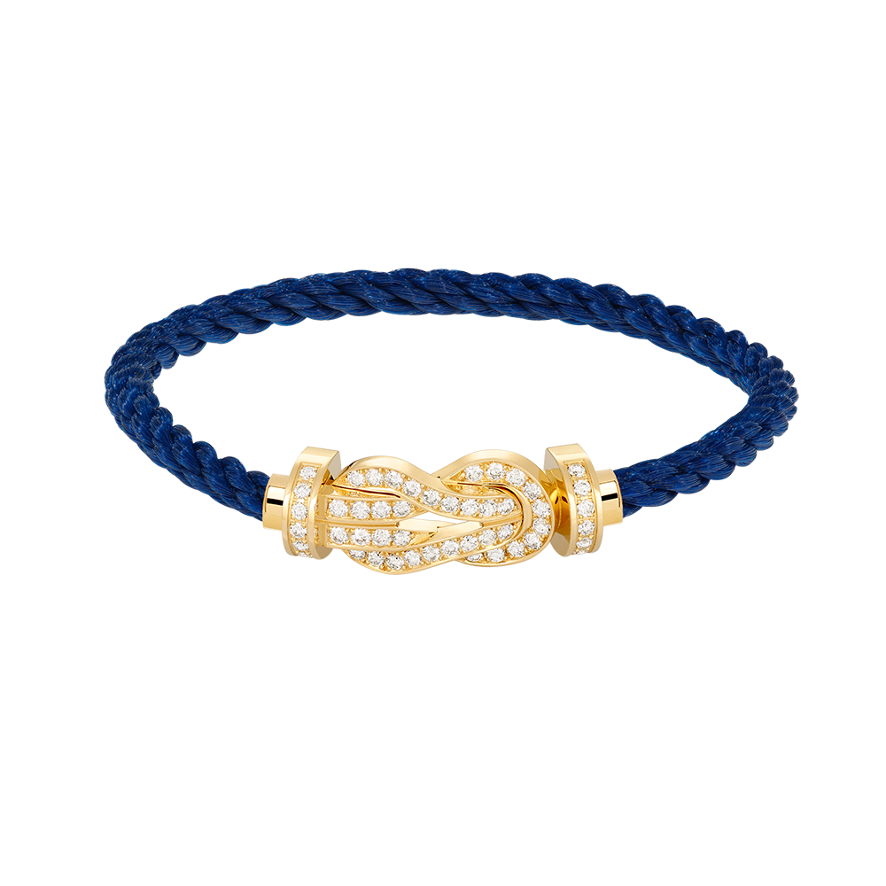 [✨ROSE💎]CHANCE LARGE 8 FIGURE BUCKLE FULLDIAMOND BRACELET GOLD