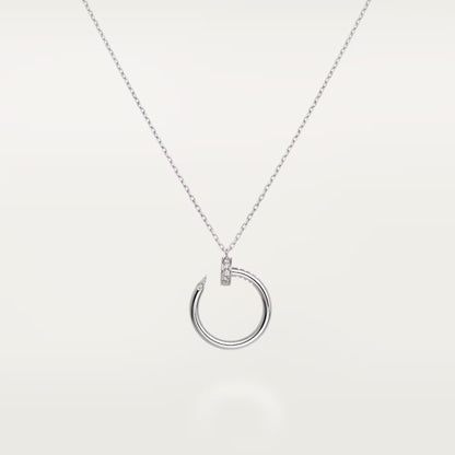 [✨ROSE💎]JUSTE NECKLACE HALF DIAMOND