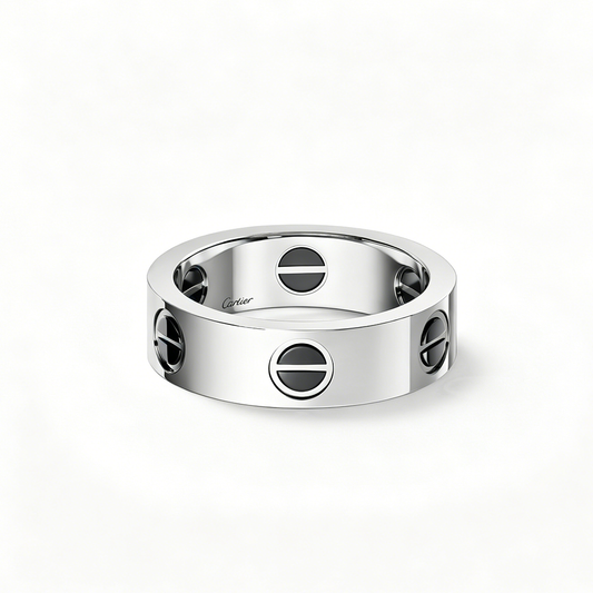 [✨ROSE💎]LOVE RING 5.5MM NO DIAMONDS  CERAMIC