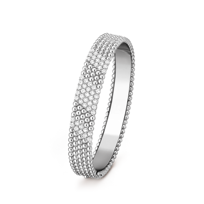[✨ROSE💎]  FIVE-ROW DIAMOND BRACELET