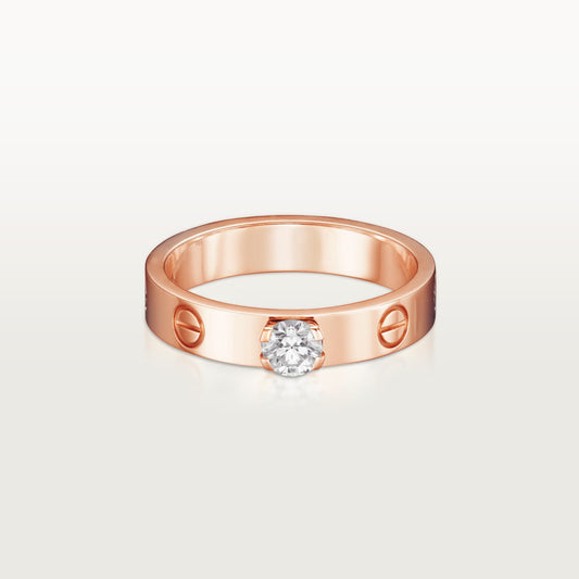[✨ROSE💎]LOVE RING 3.6MM 1 BIG DIAMOND