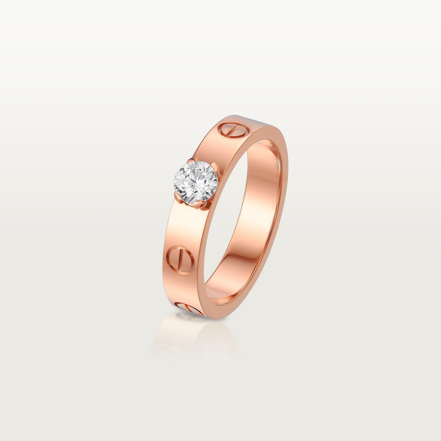[✨ROSE💎]LOVE RING 3.6MM 1 BIG DIAMOND