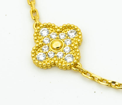 [✨ROSE💎] CLOVER 5 MOTIF LASER BRACELET COLLECTION