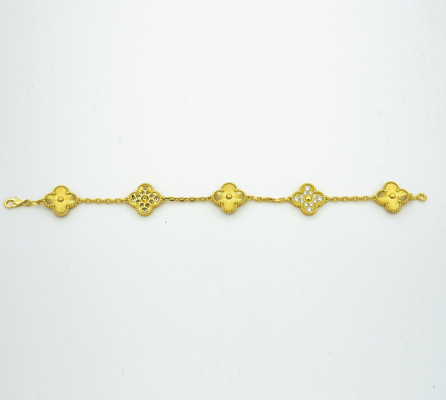 [✨ROSE💎] CLOVER 5 MOTIF LASER BRACELET COLLECTION