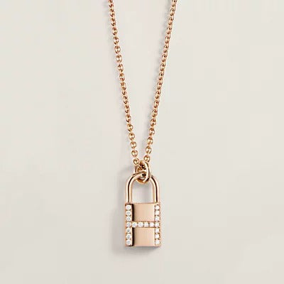 [✨ROSE💎]HM ADVANCED NICHE LOCK HEAD NECKLACE DIAMONDS