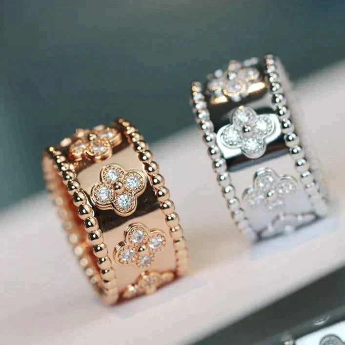 [✨ROSE💎]CLOVER KALEIDOSCOPE RING 10MM