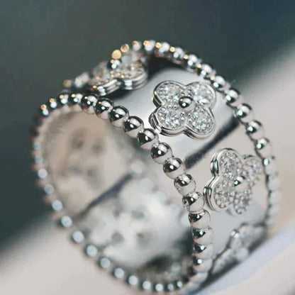 [✨ROSE💎]CLOVER KALEIDOSCOPE RING 10MM