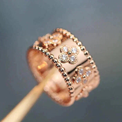 [✨ROSE💎]CLOVER KALEIDOSCOPE RING 10MM