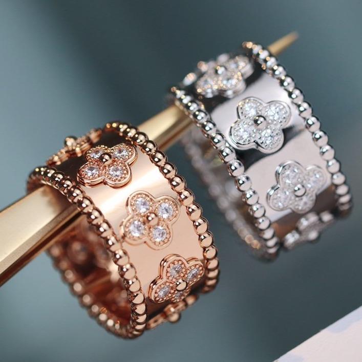 [✨ROSE💎]CLOVER KALEIDOSCOPE RING 10MM