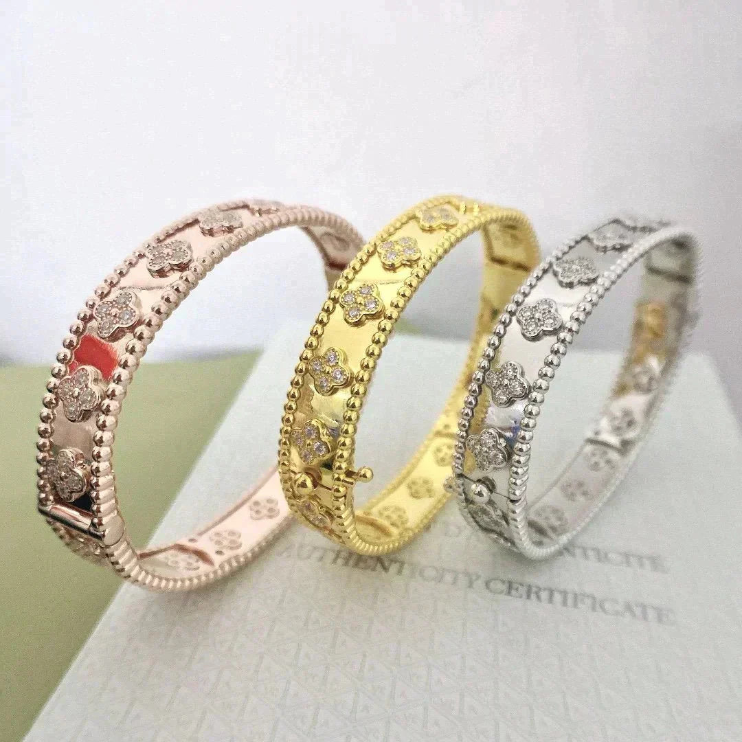 [✨ROSE💎]CLOVER BRACELET 8MM DIAMONDS