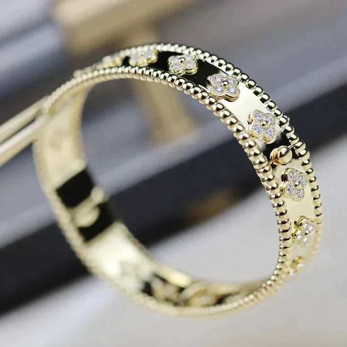 [✨ROSE💎]CLOVER BRACELET 8MM DIAMONDS