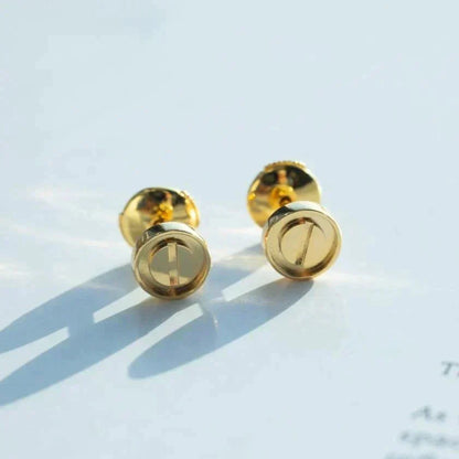 [✨ROSE💎]LOVE EARRINGS GOLD 10MM