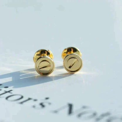 [✨ROSE💎]LOVE EARRINGS GOLD 10MM