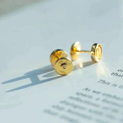 [✨ROSE💎]LOVE EARRINGS GOLD 10MM