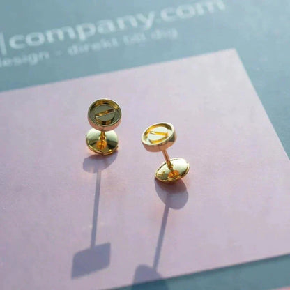 [✨ROSE💎]LOVE EARRINGS GOLD 10MM