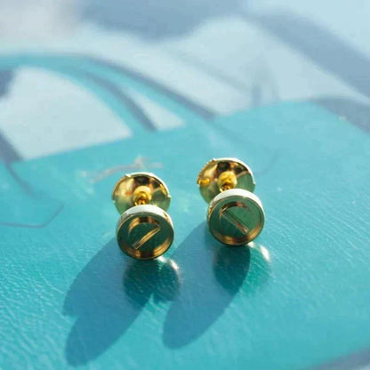 [✨ROSE💎]LOVE EARRINGS GOLD 10MM