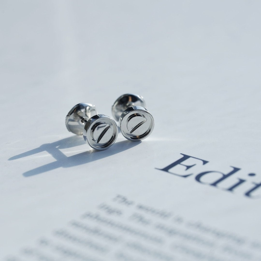 [✨ROSE💎]LOVE EARRINGS SILVER 10MM