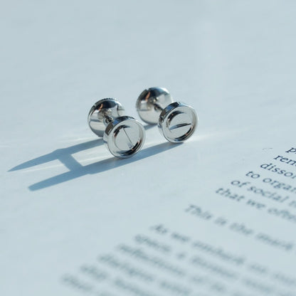 [✨ROSE💎]LOVE EARRINGS SILVER 10MM