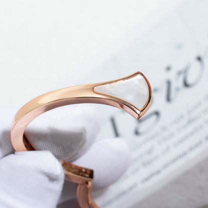 [✨ROSE💎]DREAM BRACELET OPEN PINK GOLD MOP