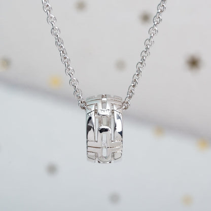 [✨ROSE💎]PARENTESI NECKLACE SILVER
