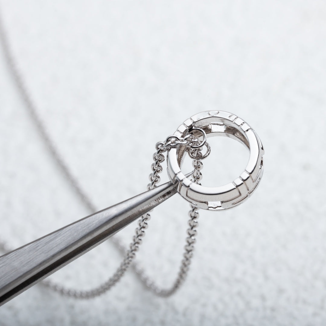 [✨ROSE💎]PARENTESI NECKLACE SILVER