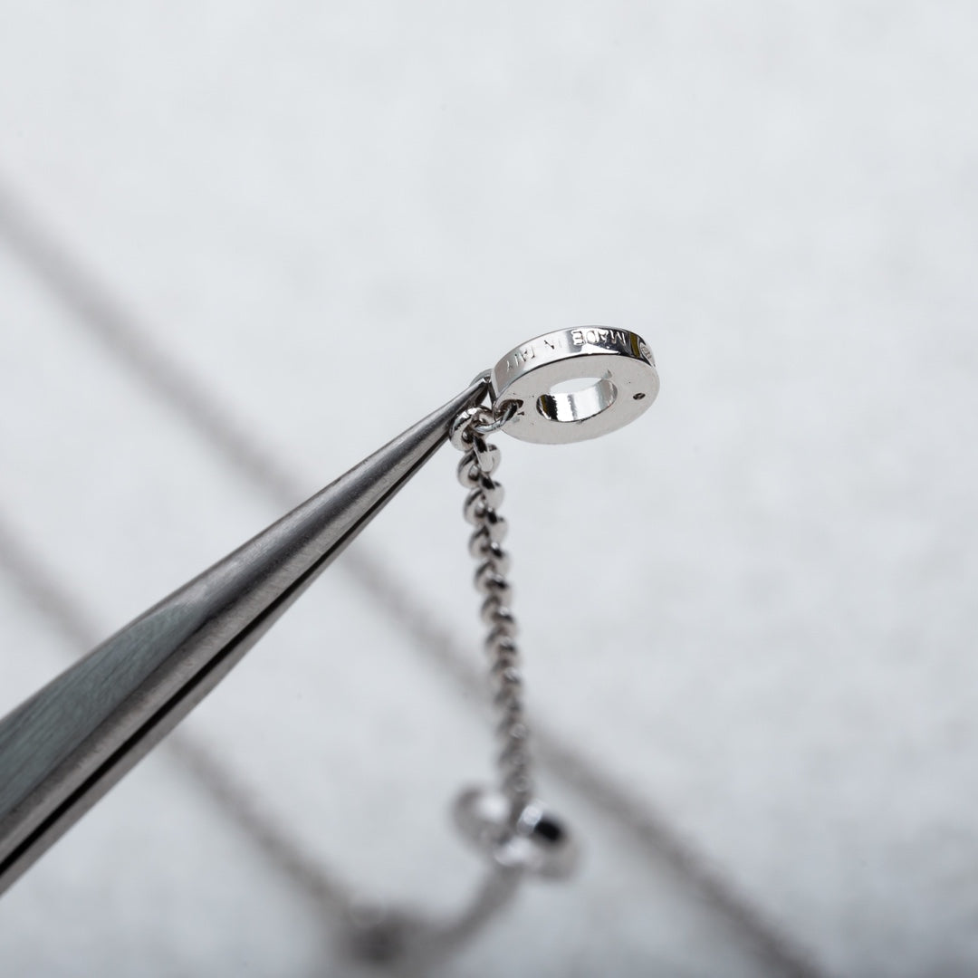 [✨ROSE💎]PARENTESI NECKLACE SILVER