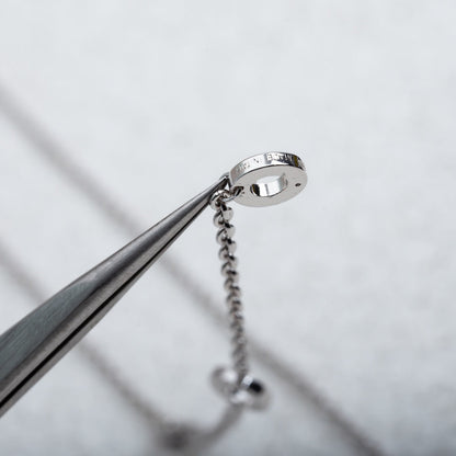 [✨ROSE💎]PARENTESI NECKLACE SILVER