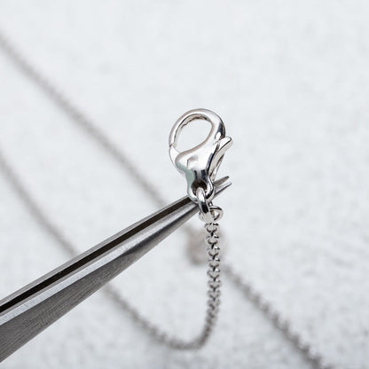 [✨ROSE💎]PARENTESI NECKLACE SILVER