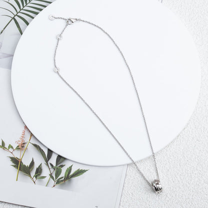 [✨ROSE💎]PARENTESI NECKLACE SILVER