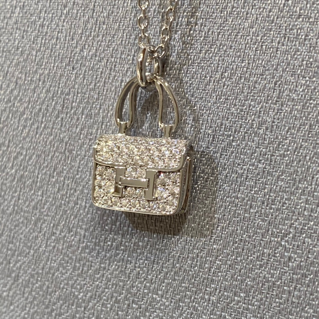 [✨ROSE💎]CONSTANCE PEDANT DIAMOND NECKLACE
