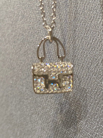 [✨ROSE💎]CONSTANCE PEDANT DIAMOND NECKLACE