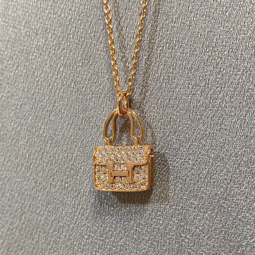 [✨ROSE💎]CONSTANCE PEDANT DIAMOND NECKLACE