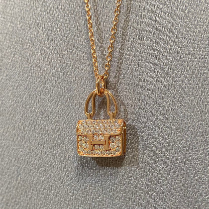 [✨ROSE💎]CONSTANCE PEDANT DIAMOND NECKLACE
