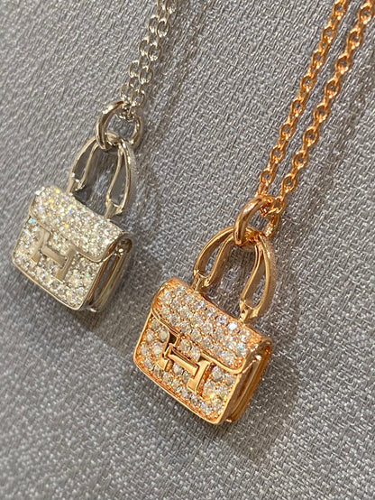 [✨ROSE💎]CONSTANCE PEDANT DIAMOND NECKLACE