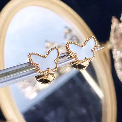 [✨ROSE💎]SWEET BUTTERFLY MOP EARSTUDS