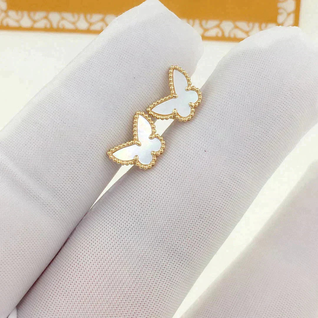 [✨ROSE💎]SWEET BUTTERFLY MOP EARSTUDS