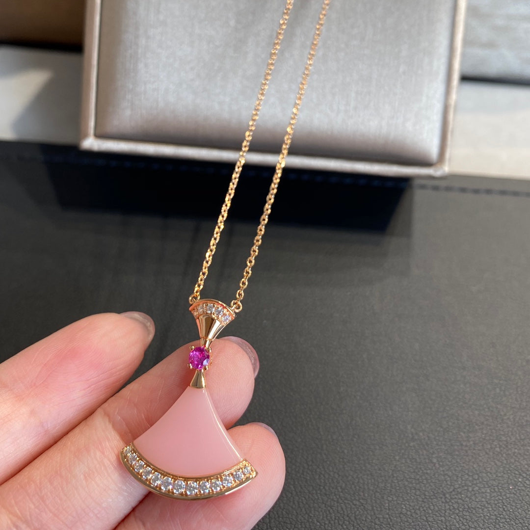 [✨ROSE💎]DREAM NECKLACE PINK OPAL
