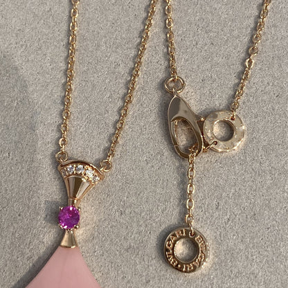 [✨ROSE💎]DREAM NECKLACE PINK OPAL