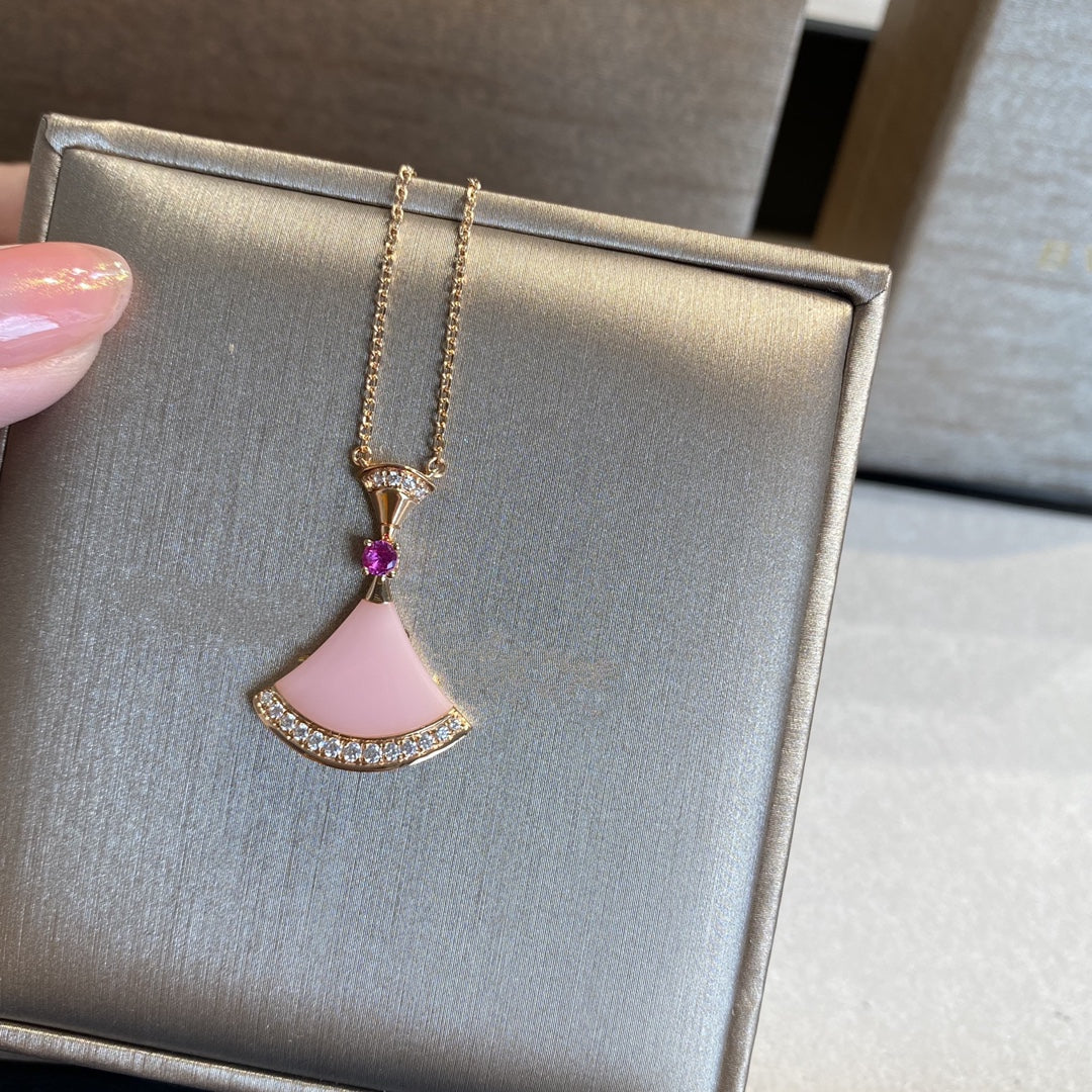 [✨ROSE💎]DREAM NECKLACE PINK OPAL