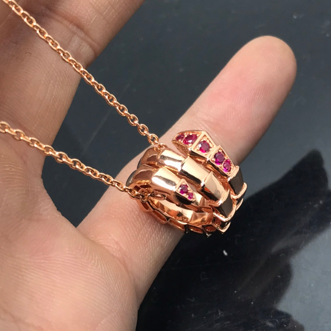 [✨ROSE💎]SERPENTI PEDANT NECKLACE