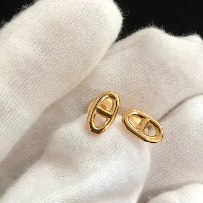[✨ROSE💎]CHAINE SMALL EARRINGS GOLD AND SILVER
